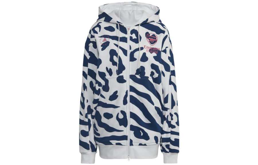 Adidas Adidas Arsenal By Stella McCartney Full Zip Hoodie White/Blue
