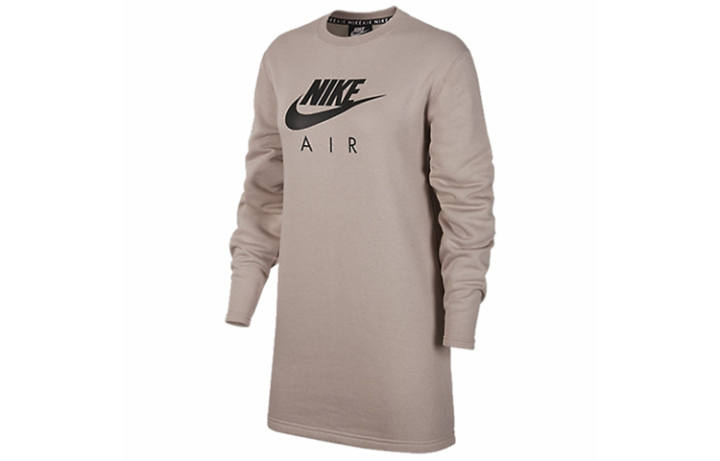 Nike Nike Sweatshirts Women's Khaki Crew Neck Moderate Regular