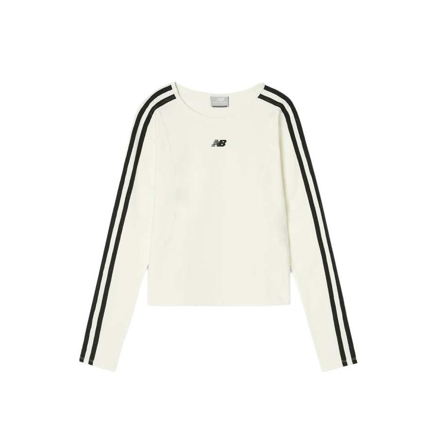 New Balance New Balance Regular T Shirt Women's Ivory White
