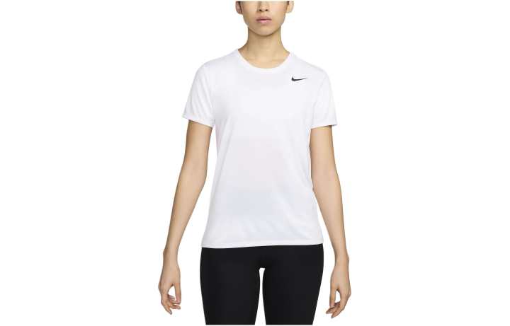 Nike Nike T Shirts Women's White Crew Neck Moderate Straight Fit