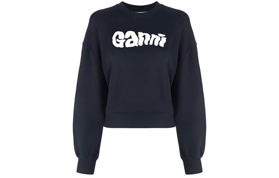 GANNI SS23 Sweatshirt Women's Blue