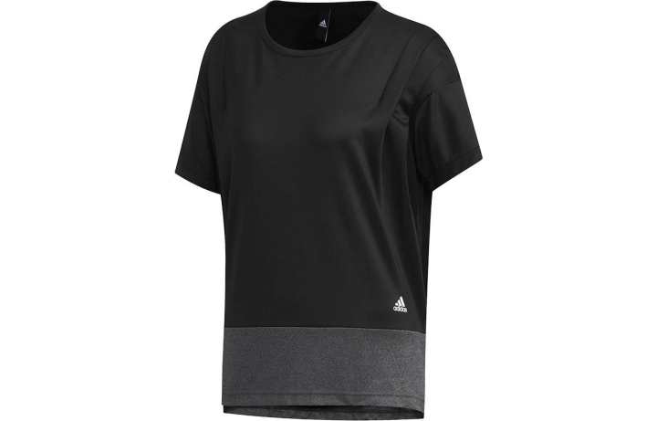 Adidas Adidas T Shirts Women's Black Crew Neck Moderate Straight Fit