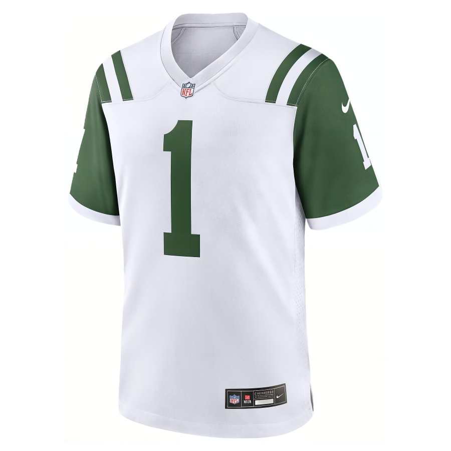 Nike Nike Sauce Gardner New York Jets Men's Nike Nfl Game Football Jersey