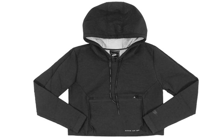 Nike Nike Sweatshirts Women's Black Hooded Moderate Regular