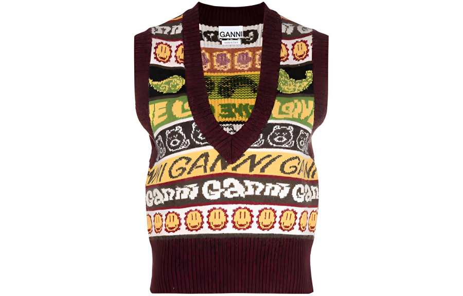 GANNI Camisoles Women's Multicolor Straight Fit