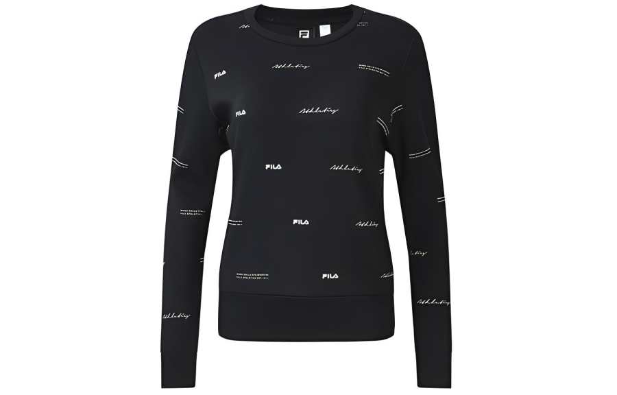 FILA Athletics Sweatshirts Women's All Over Print Crew Neck Moderate Regular