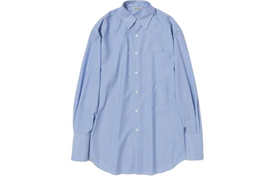 Auralee SS24 Shirt Women's Saxophone Blue