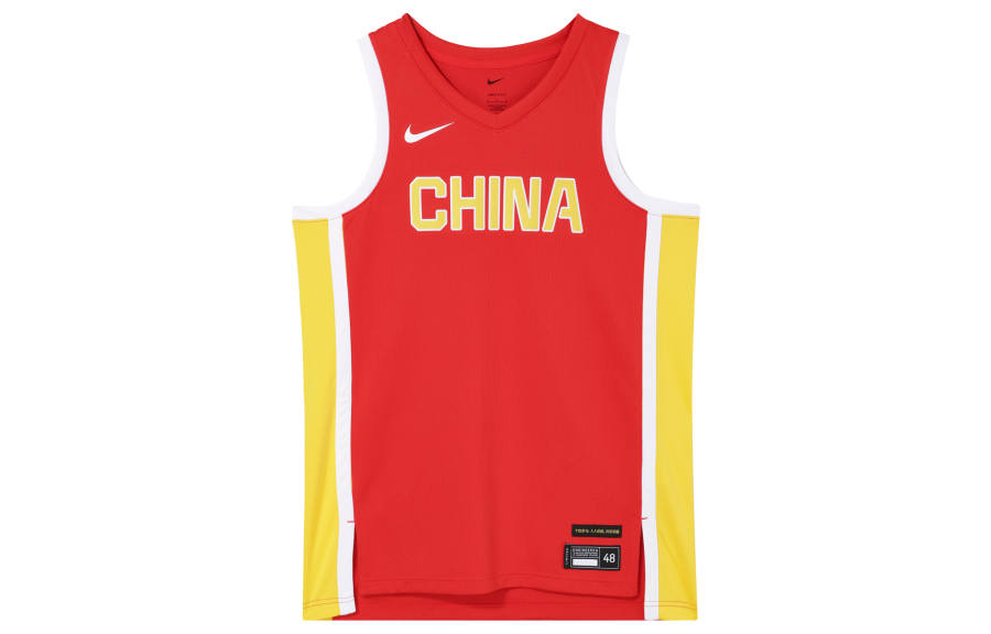 Nike Nike China Women's Basketball Team Olympic Collection Basketball Jersey Men's Comet Red/Travel Yellow