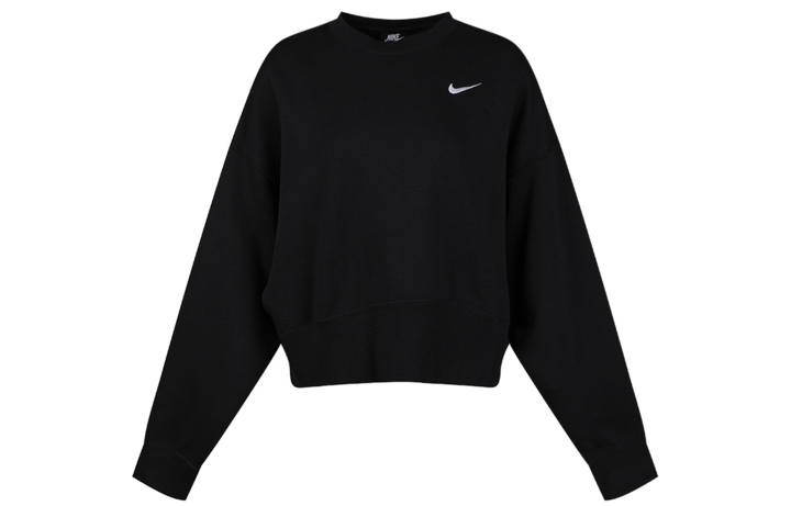 Nike Nike Sweatshirts Women's Black Crew Neck Moderate Regular