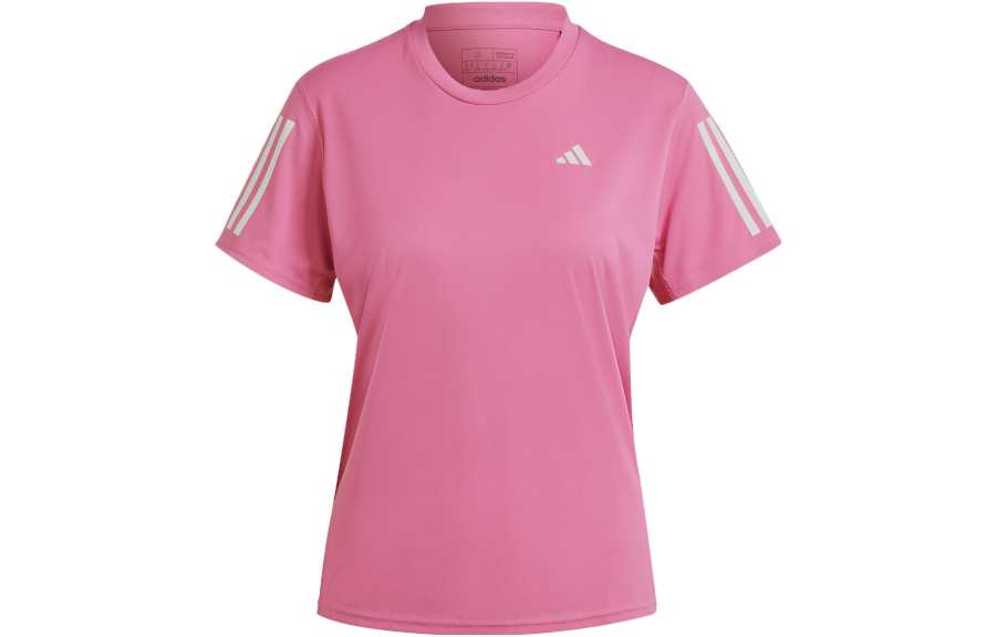 Adidas Adidas T Shirts Women's Old Fuchsia Crew Neck Moderate Other