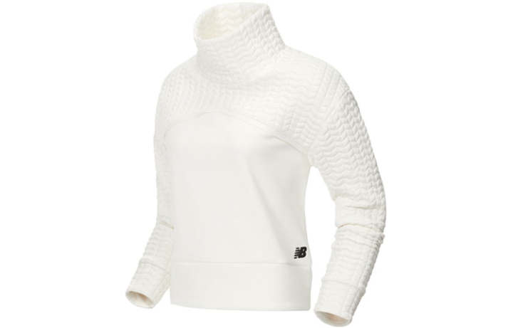 New Balance New Balance Sweatshirts Women's White Turtleneck Moderate Regular