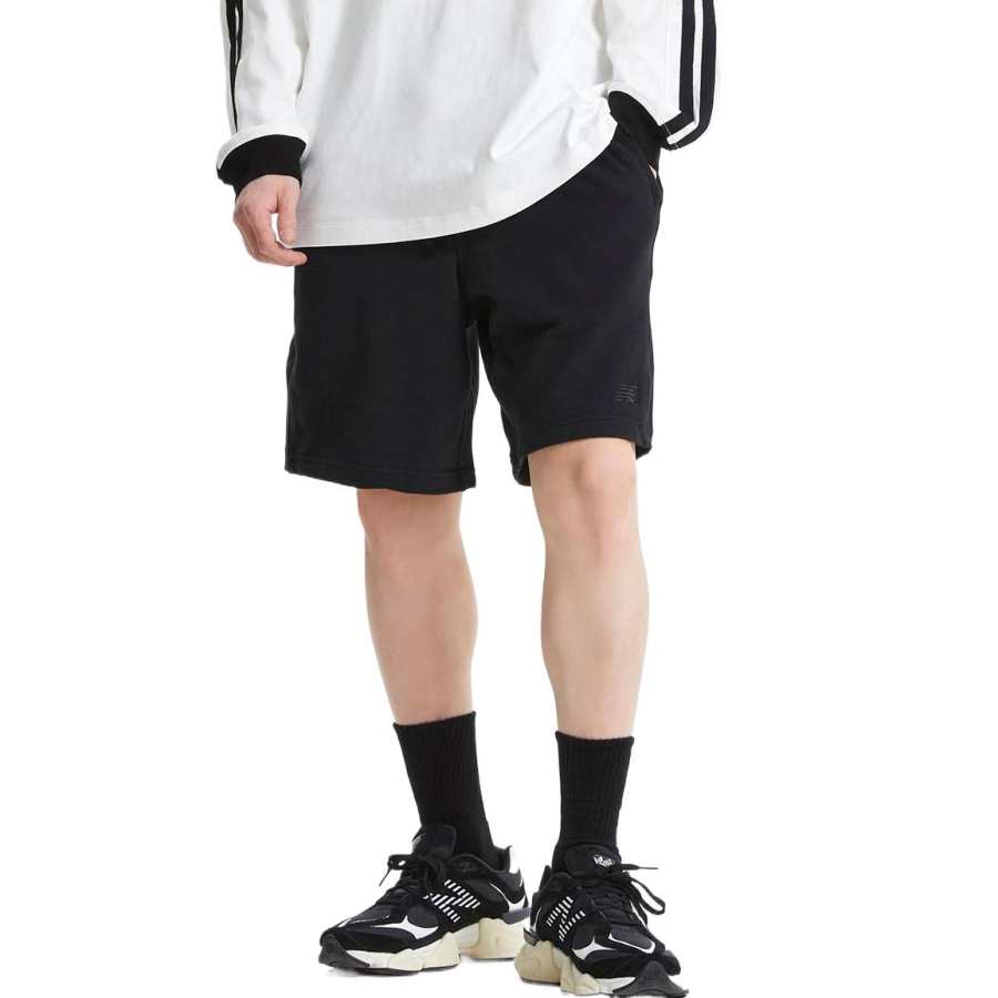 New Balance New Balance SS25 UNI Premium Logo Casual Shorts Men's Black