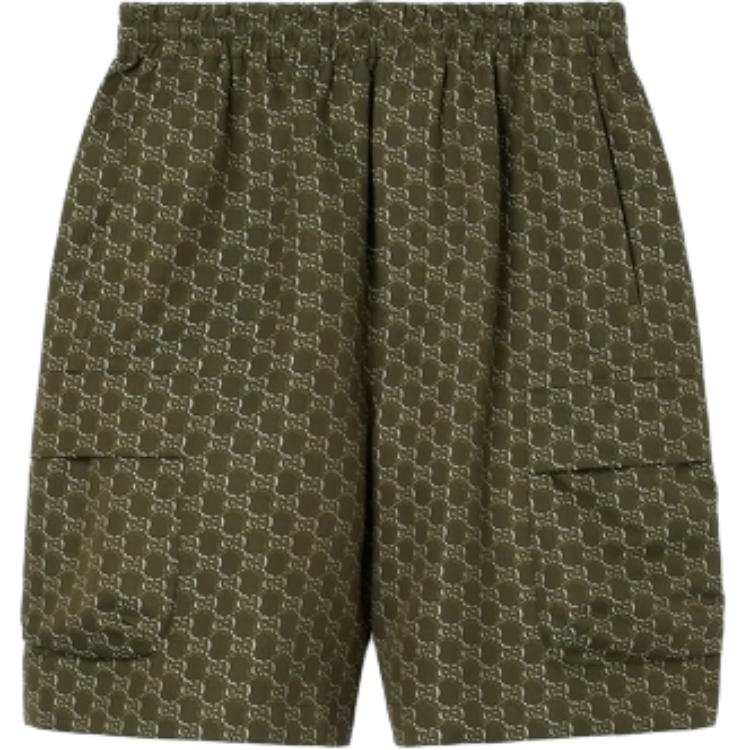 GUCCI SS25 Casual Shorts Men's Green