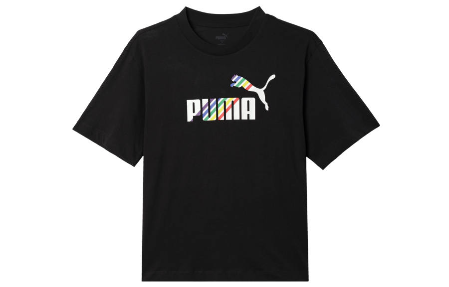 PUMA Set in Sleeve T Shirt Women's Black