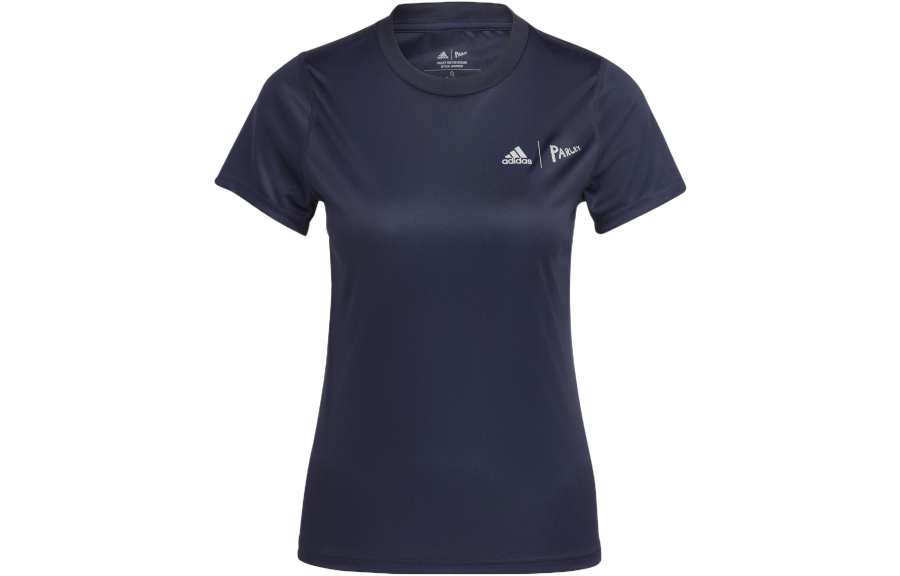 Adidas Adidas T Shirts Women's Blue Crew Neck Moderate Straight Fit