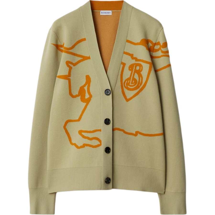 Burberry Ekd V-Neck Buttoned Cardigan