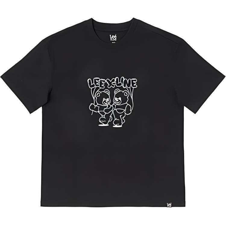 Lee Lee Drop Shoulder Sleeve T Shirt Women's Black