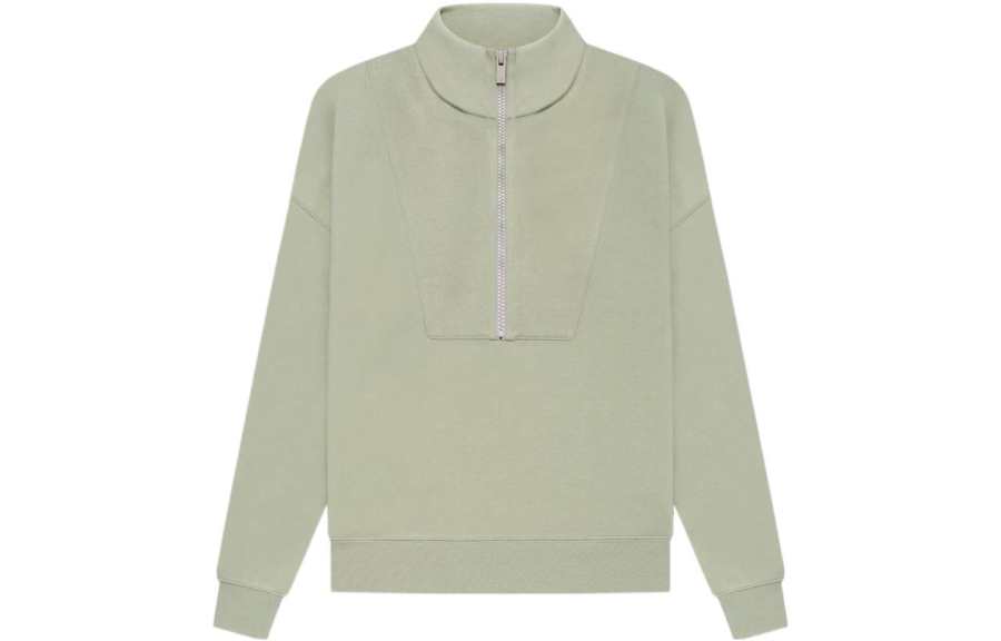 Fear Of God Essentials Women's 1/2 Zip Pullover Seafoam