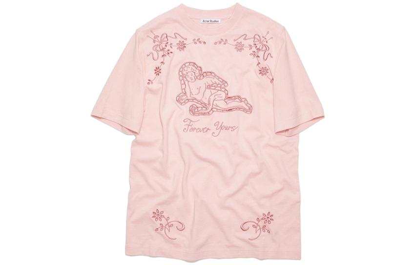 Acne Studios Acne Studios SS23 T Shirt Women's Light Pink
