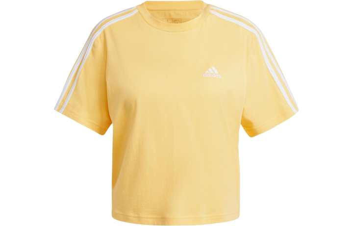 Adidas Adidas Essential Drop Shoulder Sleeve T Shirt Women's Light Yellow