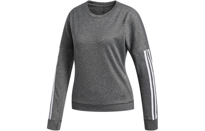 Adidas Adidas Sweatshirts Women's Gray Crew Neck Moderate Regular