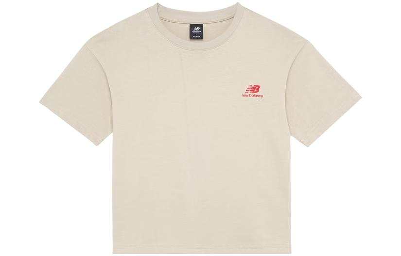New Balance New Balance Set in Sleeve T Shirt Women's Beige