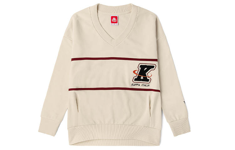Kappa Sweatshirts Women's V Neck Moderate Regular