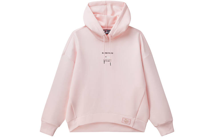 FILA Sweatshirts Women's Pink Hooded Moderate Regular