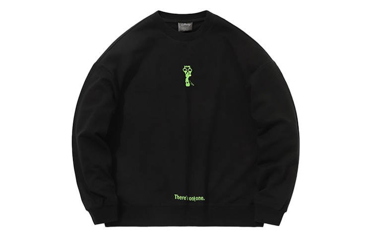 Li-Ning Li Ning X Disney Sweatshirts Women's Black Crew Neck Moderate Regular