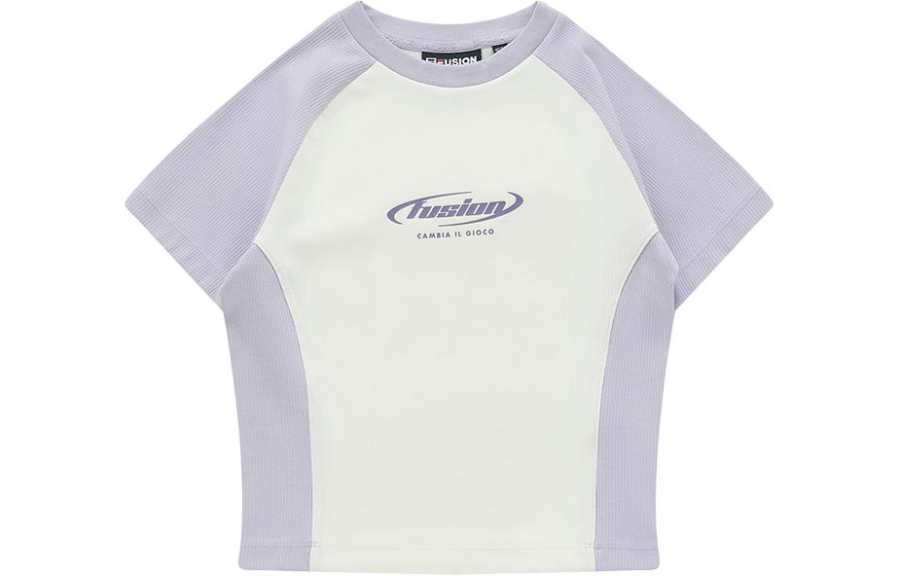 FILA FUSION SS24 Raglan Sleeve T Shirt Women's White