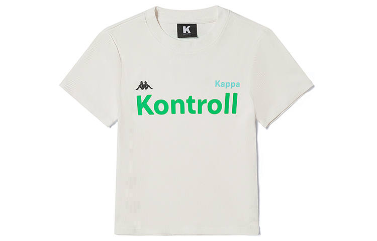 Kappa T Shirts Women's Crew Neck Moderate Straight Fit