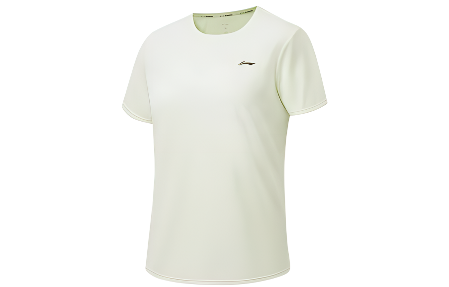 Li-Ning Li Ning Running Collection T Shirt Women's Cream White