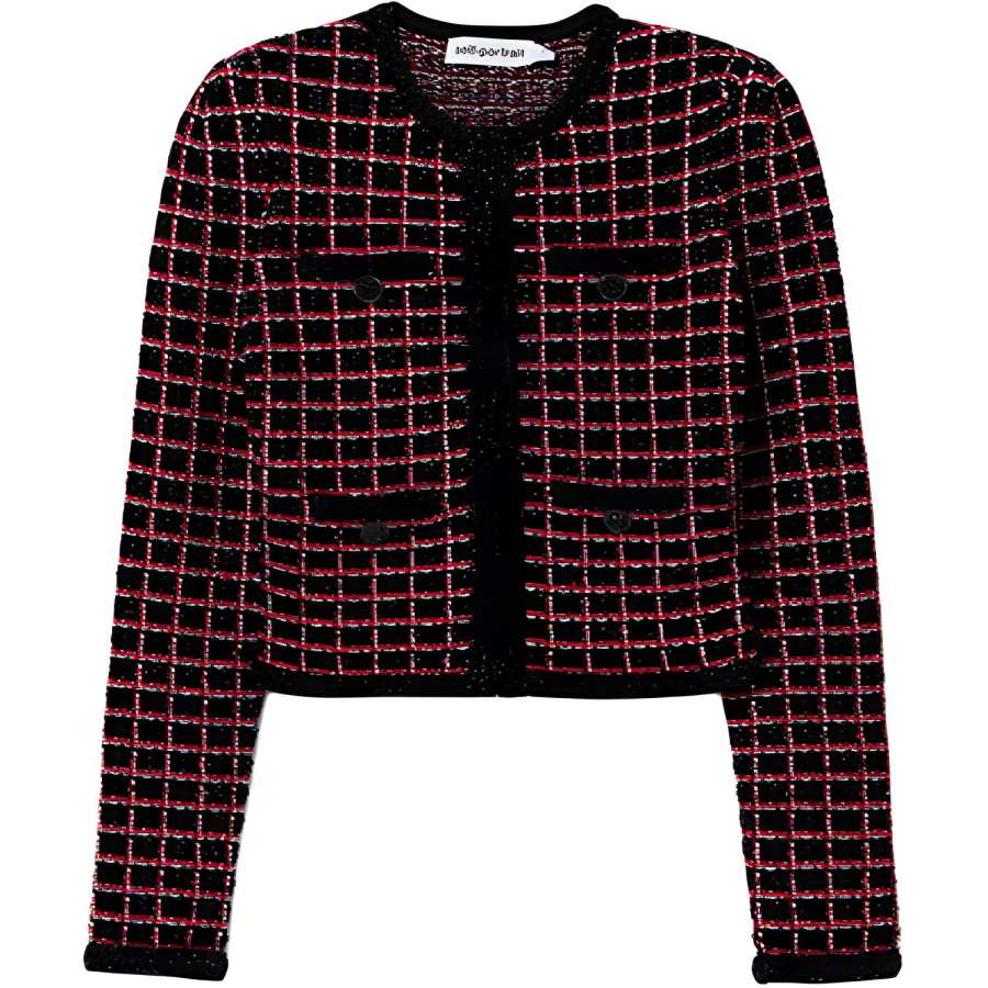 Self-portrait Self portrait Sweater Women's Black & Red