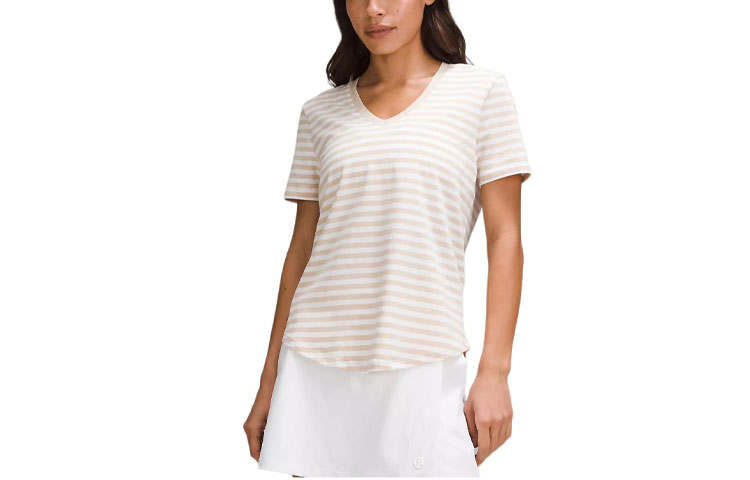 Lululemon T Shirt Women's Light Umber