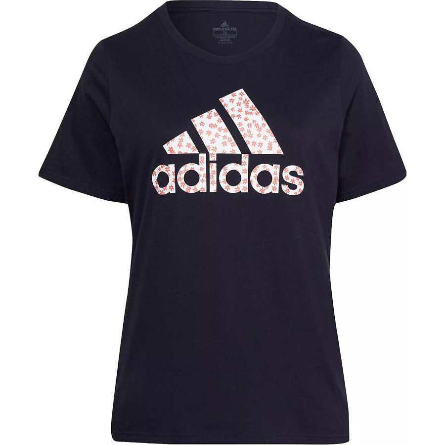 Adidas Adidas floral-logo T-shirt