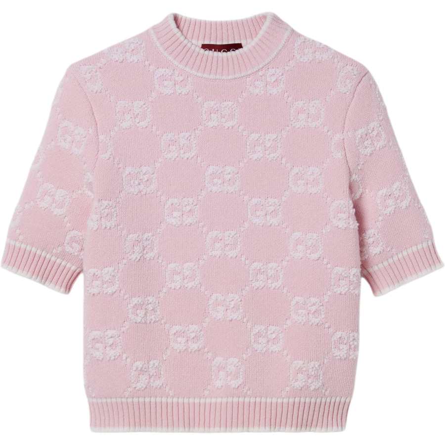 GUCCI Gg Jacquard Knitted Top
