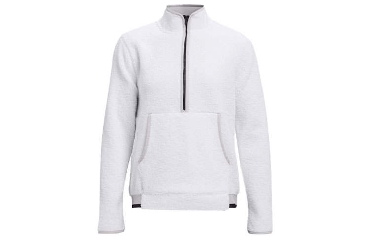 Under Armour Sweatshirts Women's White Stand Collar Moderate Regular