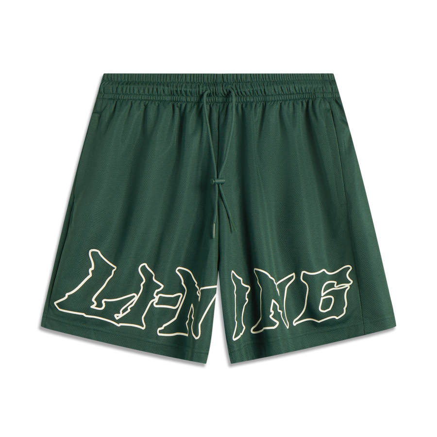 Li-Ning Li Ning Sports Life Collection Casual Shorts Men's Maple Tree Green