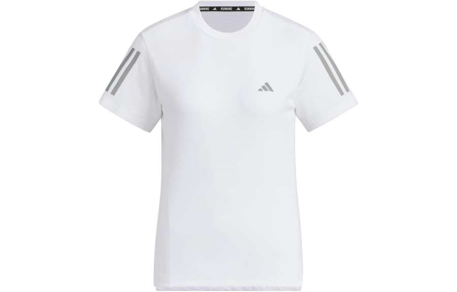 Adidas Adidas T Shirts Women's White Crew Neck Moderate Straight Fit