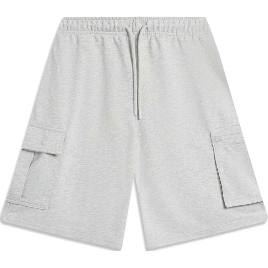 Li-Ning Li Ning Sports Life Collection Casual Shorts Men's New Light Mixed Yellow Heather Gray