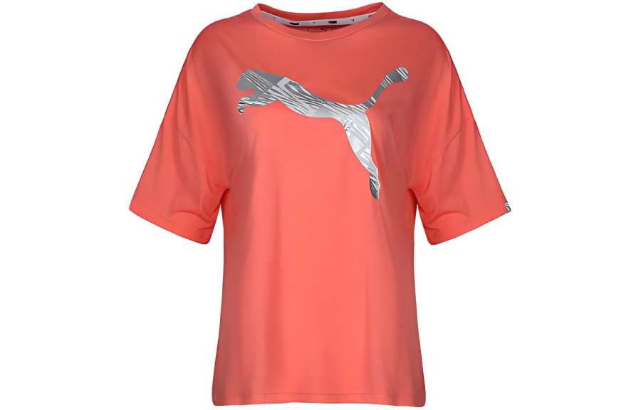 PUMA ESS+ Raglan Sleeve T Shirt Women's Pink