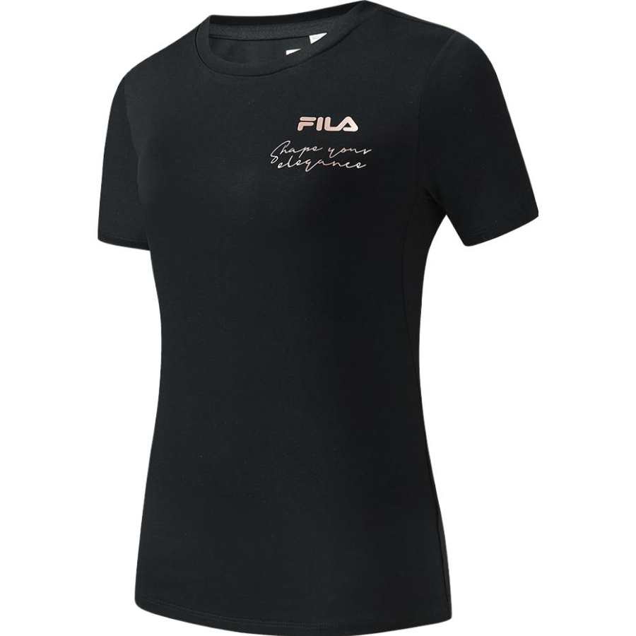 FILA T Shirt Women's Pitch Black