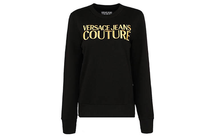 Versace Jeans Couture metallic logo-print sweatshirt