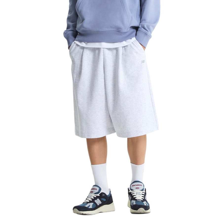 New Balance New Balance Uni Nbsc Casual Shorts Unisex Light Gray