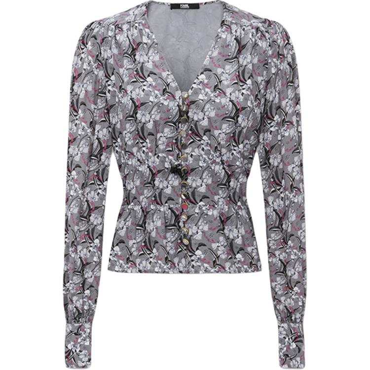 KARL LAGERFELD / Karl Lagerfeld Jeans Shirt Women's Gray