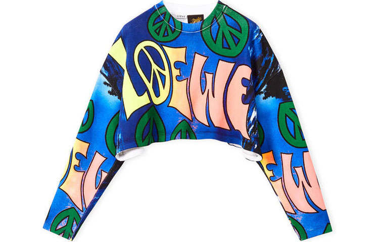LOEWE LOEWE SS22 Sweatshirt Women's Blue