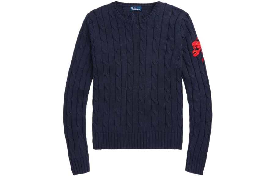 Polo Ralph Lauren Sweaters Women's Blue Crew Neck Moderate Other