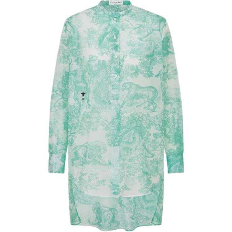 DIOR Dioriviera FW24 Shirt Women's Sea Blue