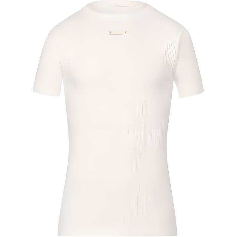 Maison Margiela Logo Patch Knitted T Shirt