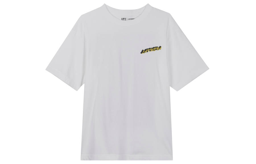 UNIQLO T Shirts Women's White Crew Neck Moderate Straight Fit